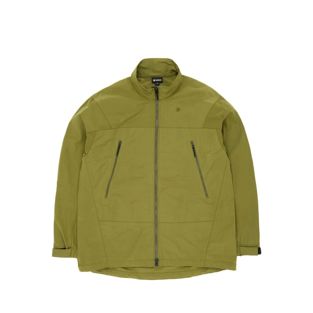 Goldwin Multi Purpose Jacket Men's 3/Medium Ripe Olive Full Zip Nylon Loose $386